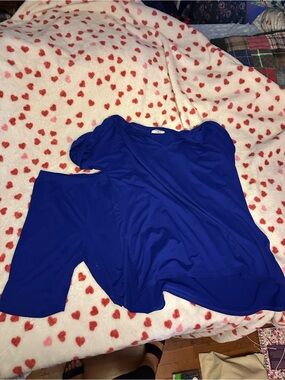 Zenana Outfitters Royal Blue V-Neck Top
